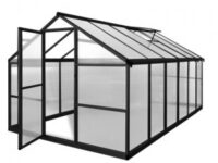 Växthus Mars - 9 m² + Växthusbord - Fristående växthus