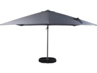 Lerhaga parasoll  Svart/grå