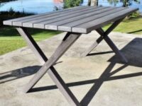 Scottsdale matbord 150 cm - Grålaserad