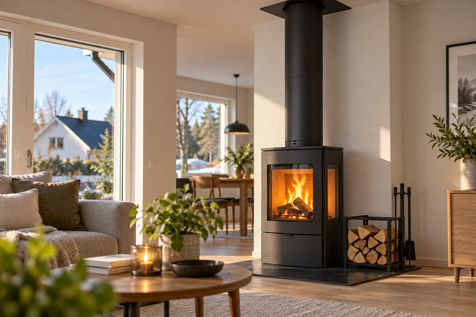 Kamin och skorsten i villa – guide om bygglov och anmälan