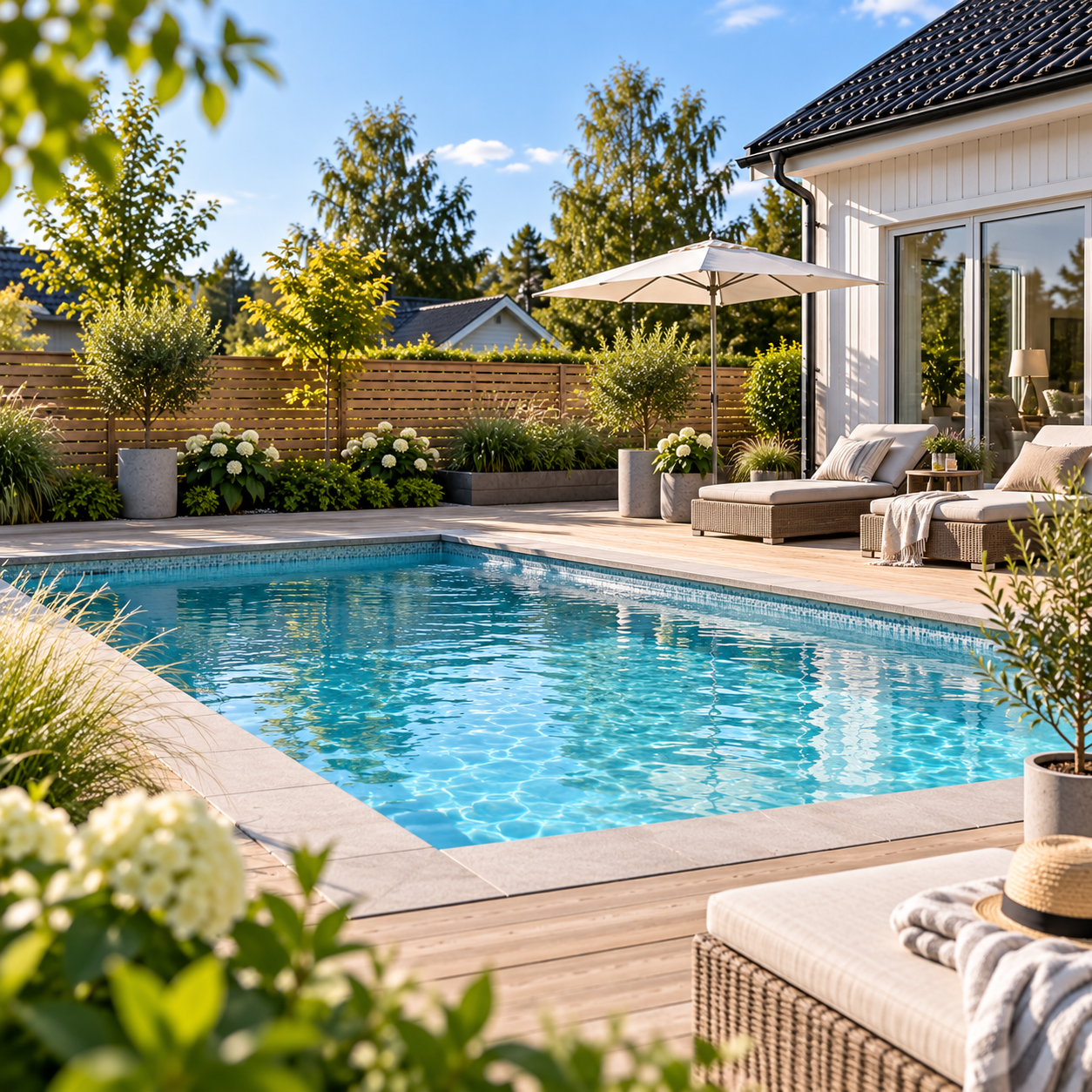 Pool vid villa – guide om bygglov och regler för pool